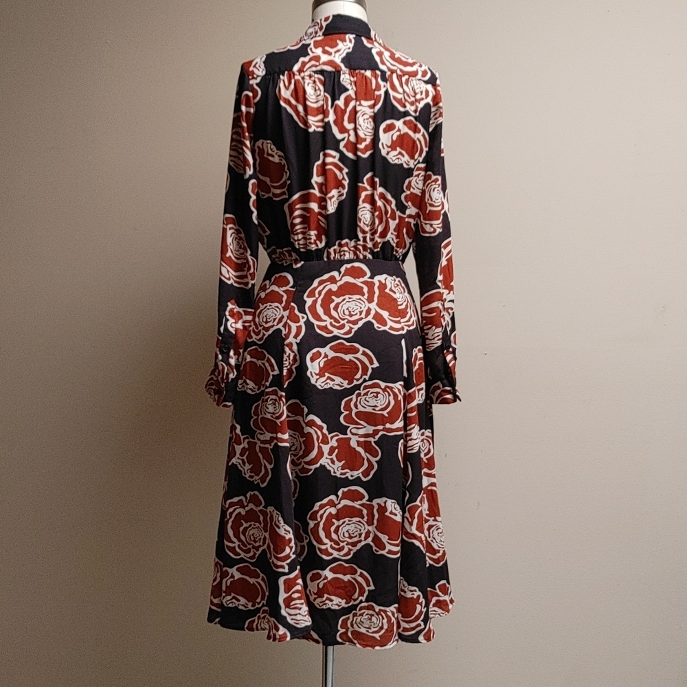 Who What Wear Bold Floral Print Dress S - Picture 2 of 11